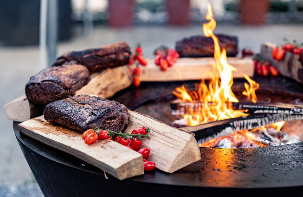 Feuerschale Fleisch