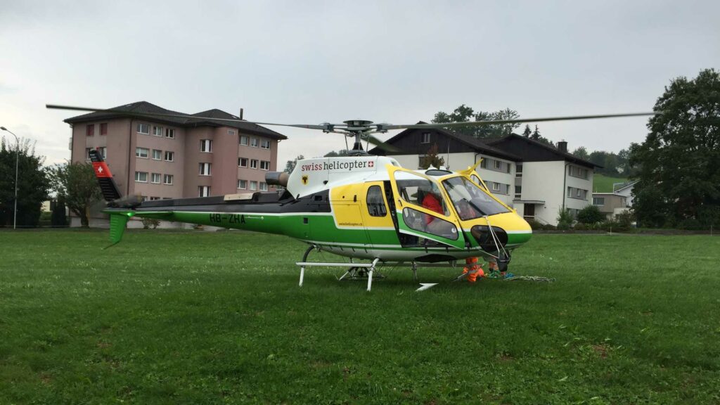 Helikopter für Bonsai Transport